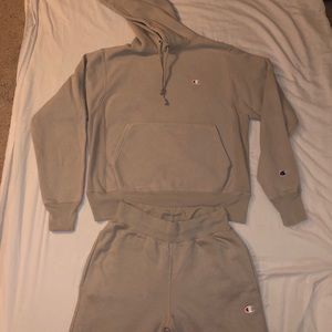 Champion Reverse Hoodie and Sweats SET